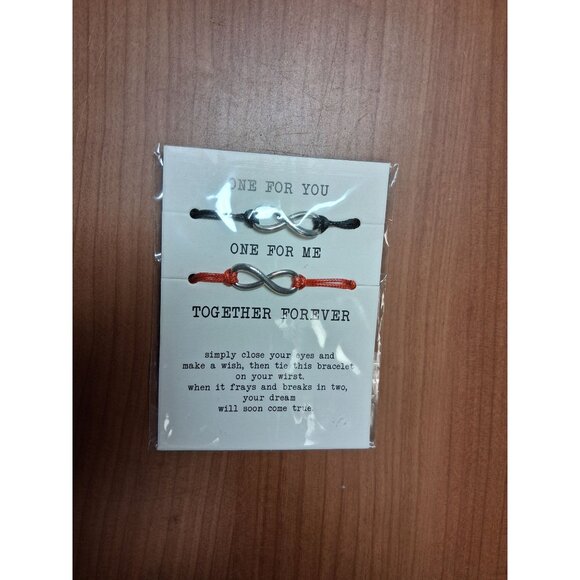 Jewelry - NEW Infinity Bracelet Set Besties Friendship Lovers Y2K Casual